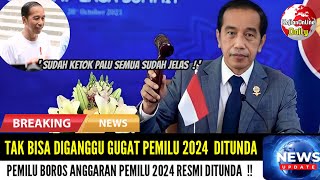 Pemilu 2024 RESMI Ditunda  Pemilu Cuma BOROS anggaran Rakyat setuju JOKOWI 3 Priode [upl. by Howenstein836]