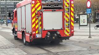 spoed brandweer Antwerpen centrum naar automatische brand melding [upl. by Elleinet]