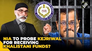 Delhi LG Saxena seeks NIA probe against Kejriwal for receiving funding from Khalistani group ‘SFJ’ [upl. by Anerres849]