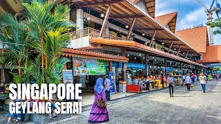 Geylang Serai Market Singapore Walking Tour【2020】 [upl. by Rosalinde592]