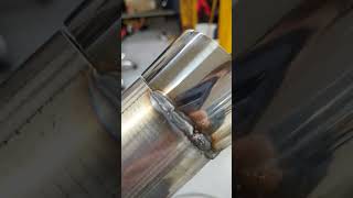 Mig welding stainless er309l  7525 argonco2 and also er308  trimix 90 helium [upl. by Aniret]