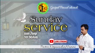 September 15th sunday service Live streaming of Nityanandam nammi [upl. by Aryt]