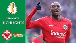 Kolo Muanis 93sec Brace  Frankfurt vs Union Berlin 20  Highlights  DFBPokal  QuarterFinals [upl. by Gamal164]