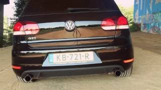 Golf VI GTI resonator delete sound [upl. by Anne]