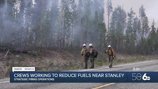 Wapiti Fire continues to burn near Stanley [upl. by Lannie]