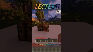 Minecraft Lectern Shorts Minecraft NitroGaming [upl. by Herwig564]