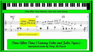 Time After Time  jazz piano lesson [upl. by Ramedlav620]