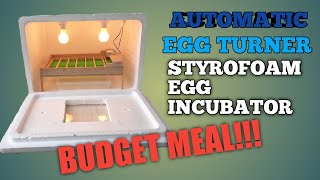 SIMPLEST AUTHOMATIC EGG TURNER STYROFOAM INCUBATOREASY TO WIRE AUTHOMATIC EGG TURNER [upl. by Derrick755]