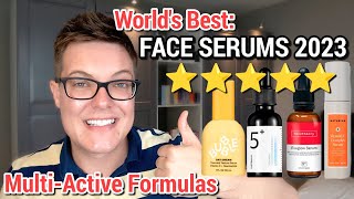 BEST SERUMS 2023  MultiActive Face Serums 1010 AntiAging Skincare [upl. by Ahsinan]