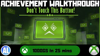 Dont Touch This Button Xbox Achievement Walkthrough [upl. by Nedak]