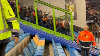 Vitesse Arnhem  Feyenoord Rotterdam 12 Gelre Dome zondag 21 januari 2024 onrust en opstootjes [upl. by Harri]