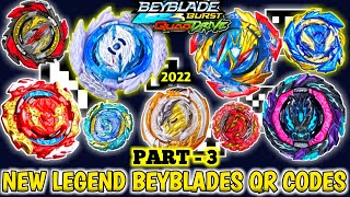 NEW LEGEND BEYBLADES QR CODES PART  3  ASTRAL SPRYZEN S7  LUINOR L7 DANGEROUS BELIAL B7 QR CODES [upl. by Adnohsirk]