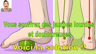 Voici 6 exercices à pratiquer qui soulagent efficacement et durablement les jambes lourdes et doulou [upl. by Gerk]