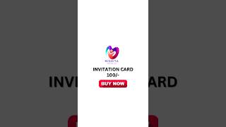 Invitation Card  ECard Design  Buy Now  Social media Post  Mishita Graphics [upl. by Takakura]