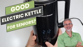 Hamilton Beach Electric Tea Kettle Review and Guide for Seniors [upl. by Einnus]