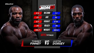 iKON FC 4 Torrez Finney vs Justin Dorsey  August 5 2022 [upl. by Syck614]