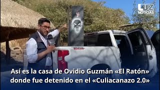 Así es la casa de Ovidio Guzmán «El Ratón» donde fue detenido durante el «Culiacanazo 20» [upl. by Analle863]