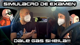 SIMULACRO DE EXAMEN PRACTICO DE CONDUCIR CON MI SUSCRIPTORA SHEILA😉😉 [upl. by Ayak]