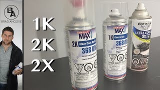 The difference between 1K 2K and 2X clear coat [upl. by Hsatan639]