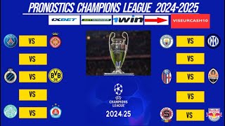 PRONOSTICS LIGUE DES CHAMPIONS  🇨🇵 PSG  GIRONE 🇪🇦 18092024 [upl. by Radmilla]