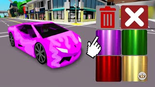 COMO CAMBIAR TEXTURA DE CARRO EN BROOKHAVEN ROBLOX [upl. by Yerffoeg]