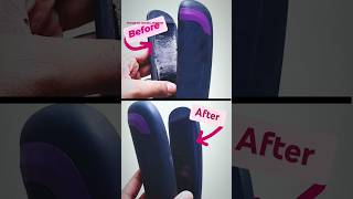 Flat iron cleaning hack under 10 rs shorts shortsvideo trending flatiron viralvideo [upl. by Oirelav]