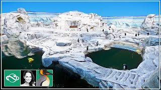 🐧 Building an Incredible King Penguin Habitat with Underwater Tunnel in Pontus Zoo  Ep 1 [upl. by Ainoda]