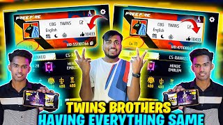 Real Life Twins Brothers Came To My Home And Prank Me With Same Id And Profile 😱  Garena Free Fire [upl. by Quigley645]