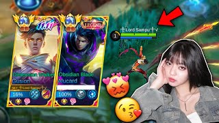 GUSION quotDIMENSION WALKERquot MONTAGE🤯 😱  REALLY OP SKIN WITH MY ❓❗  MLBB [upl. by Nerita]