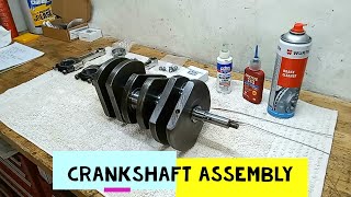 Triumph Trident T160 Rebuild Part 25 Crankshaft Assembly [upl. by Josy]