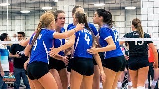 2017 TCS Volleyball NIT  14u Championship Game [upl. by Aisanahta]