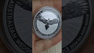 Australian Wedge Tailed Eagle 2024 2oz Silver10th Anniversary [upl. by Oicnevuj370]