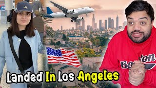 Left New York And Landed In Los Angeles 😍🇺🇸  United Sates Of America Mein Hollywood Ka Shahar 😱 [upl. by Yebloc]