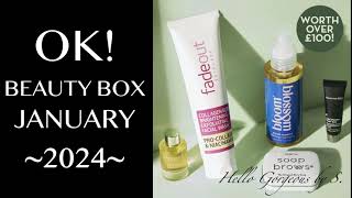 Spoiler Alert OK BEAUTY BOX January 2024 FullReveal [upl. by Millie108]