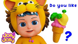 🥦🍧🍦Do you like broccoli ice cream  MORE  Ice cream song  Jolly Jolly Kids Songs amp Nursery Rhymes [upl. by Bartholemy]