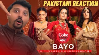 Pakistani Reaction  Coke Studio Bharat Reaction  Bayo  Cyli Khare x Srushti Tawade x Komorebi [upl. by Photina]