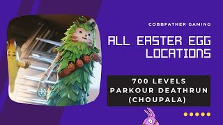 All Secret Easter Egg Locations 700 Levels Parkour Deathrun Choupala 138327060209 Fortnite [upl. by Simpson]