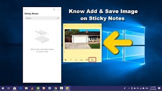 Sticky New Update Add Images on Sticky Notes in Windows 10 [upl. by Inus248]