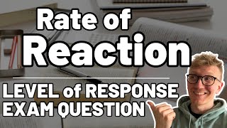 Initial Rate and Half Life Exam Question  OCR Chemistry  Level of Response [upl. by Adiazteb]