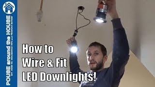 How to install downlightersdownlights LED downlight installation [upl. by Deland]