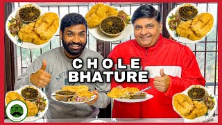 24 Hour Chole Bhature Food Challenge  Veggie Paaji [upl. by Bloom833]