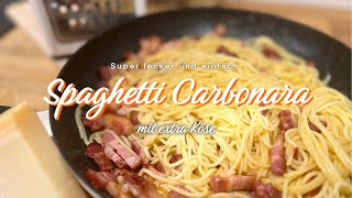 Spaghetti Carbonara selbst gekocht [upl. by Enneyehc]