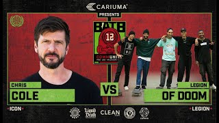 BATB 12 Chris Cole Vs The Legion Of Doom  Round 2  Battle At The Berrics  Presented By Cariuma [upl. by Buchanan]