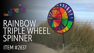 Rainbow Triple Wheel Spinner  In the Breeze [upl. by Htebilil]