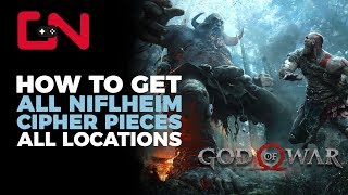 God of War Niflheim Cipher Locations  How to unlock Trilingual Trophy part 2 [upl. by Schroth170]