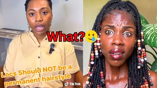 Loctician Says Locs Can’t Be Permanent [upl. by Ros]