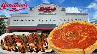 GIORDANOS PIZZA  Orlando Florida  Chicago Deep Dish Pizza Review [upl. by Aneert628]