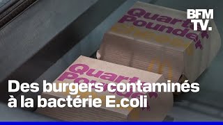 Un mort et 49 malades à cause dune bactérie Ecoli dans des hamburgers de McDonalds [upl. by Shumway713]