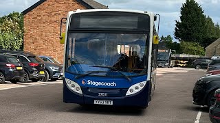 YY63 YRTStagecoach Midlands 63Reg ADL Enviro200 [upl. by Anirbys]