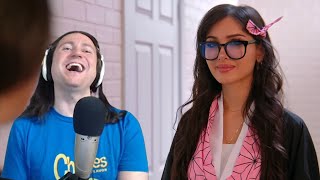 YMS Reacts to SSSniperwolf in Dhar Mann Again [upl. by Zaccaria]